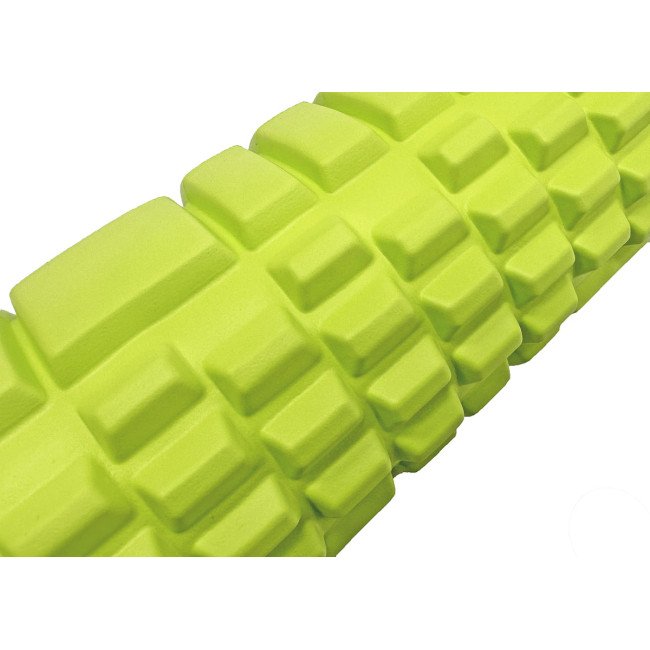 Масажний ролик EasyFit Grid Roller 33 см v.1.1 Салатовий