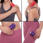 Масажний циліндр EasyFit Spindle з шипами червоний