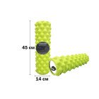 Масажний ролик EasyFit Grid Roller Extreme 45 см Салатовий