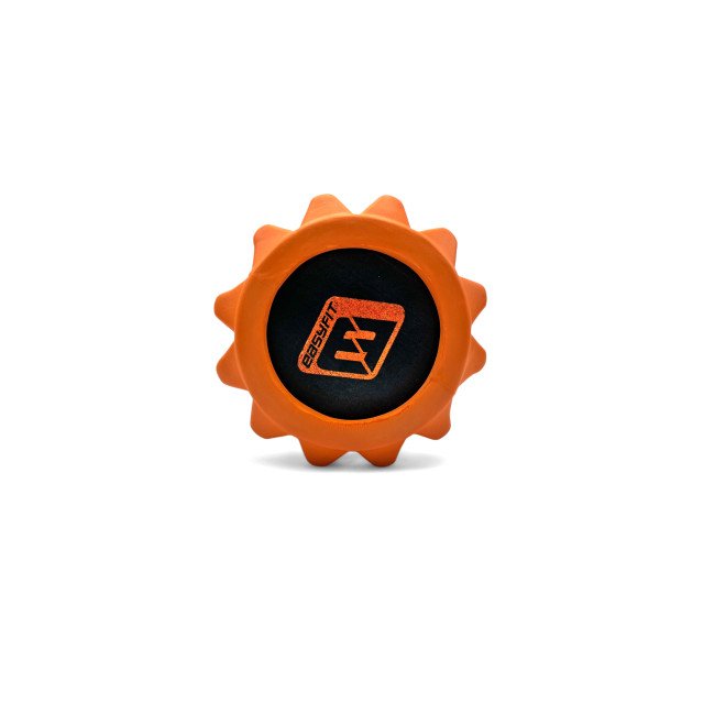 Масажний ролик EasyFit Solid Roller v.1.2s 33х13 см помаранчевий