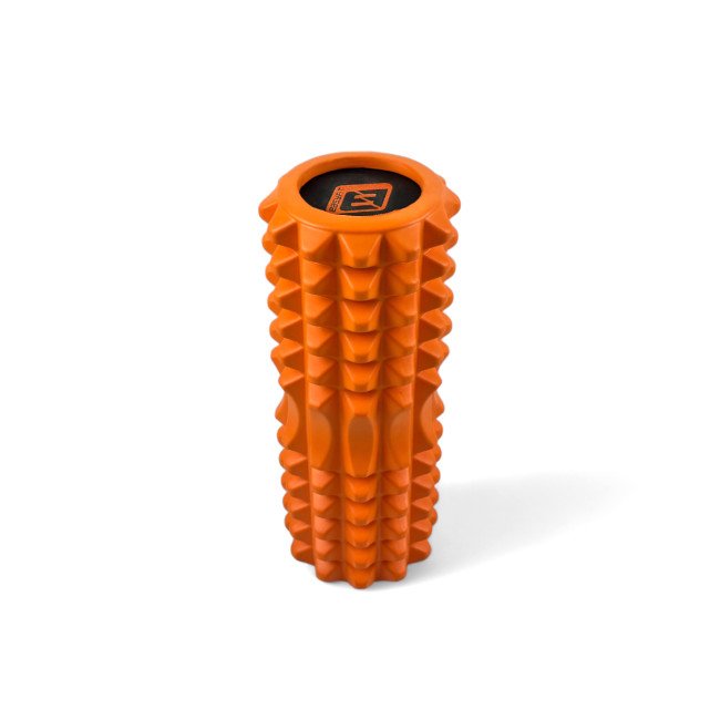 Масажний ролик EasyFit Solid Roller v.1.2s 33х13 см помаранчевий