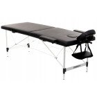 Масажний стіл EasyFit ZenRest-2 кушетка складна Чорна з чохлом