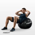 М’яч для фітнесу EasyFit BalanceBall 65 см чорний