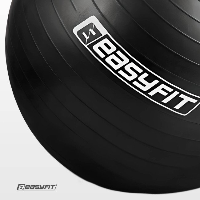 М’яч для фітнесу EasyFit BalanceBall 85 см чорний