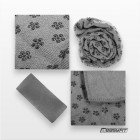 Рушник для йоги EasyFit Yoga Mat Towel з мікрофібри (Сірий)