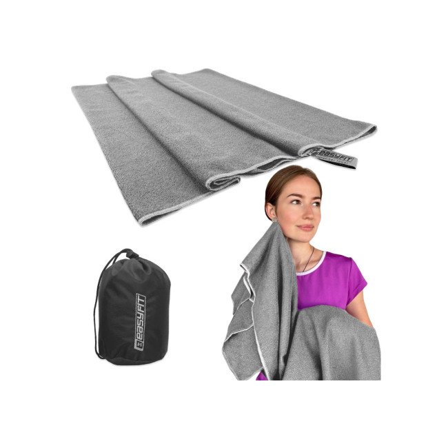Рушник із мікрофібри 140х60 см EasyFit SilverWing в сумочці