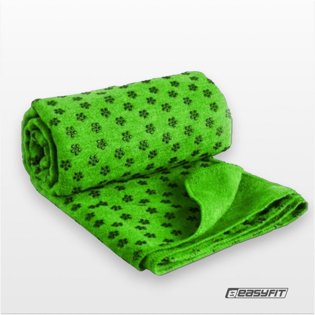 Рушник для йоги EasyFit Yoga Mat Towel з мікрофібри (Зелений)
