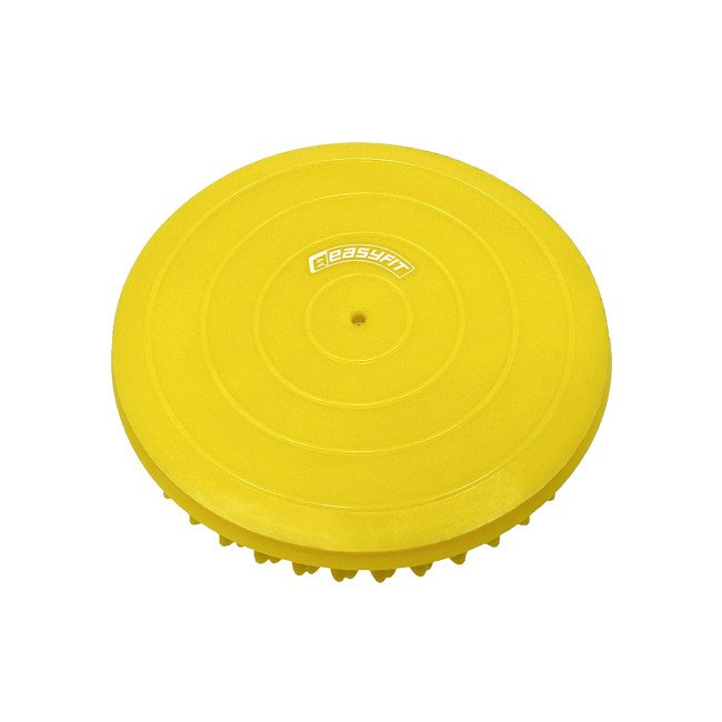 Півсфера масажна кіндербол EasyFit 16 см м'яка жовта