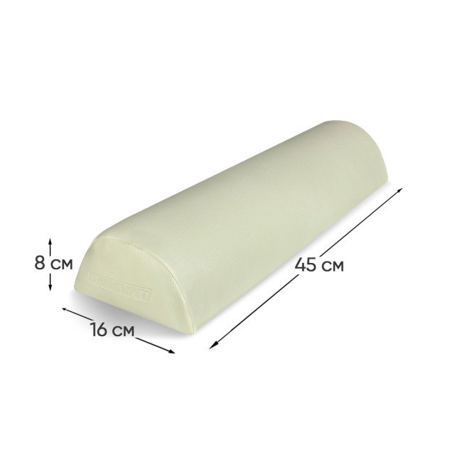 Масажний валик Easyfit 45 см для масажного столу Бежевий
