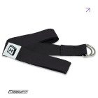 Ремень для йоги EasyFit с петлей (чорний)