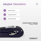 Ремень для йоги EasyFit с петлей (чорний)