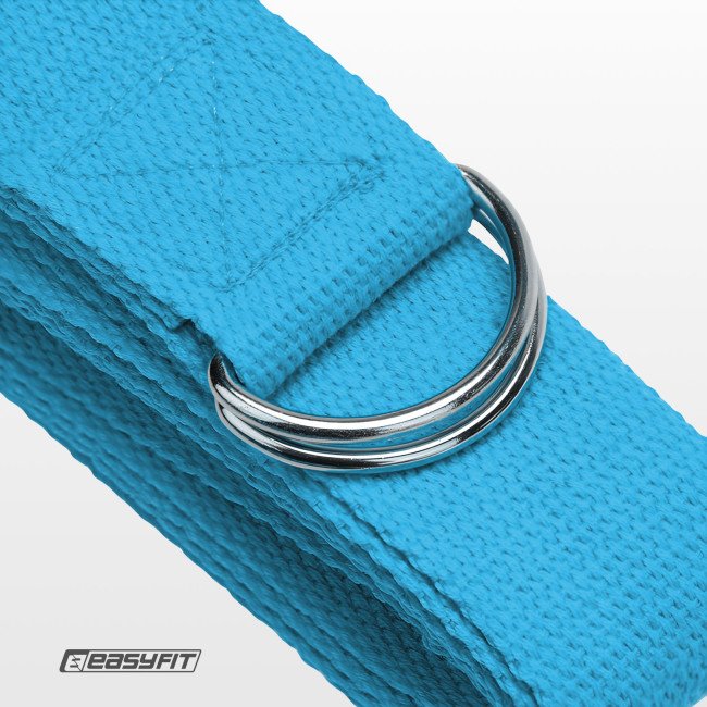 Ремінь для йоги EasyFit світло-блакитний
