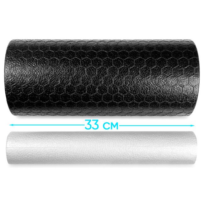 Масажний ролик EasyFit LightWeight 33х14 см з масажером для стоп 33х5 см