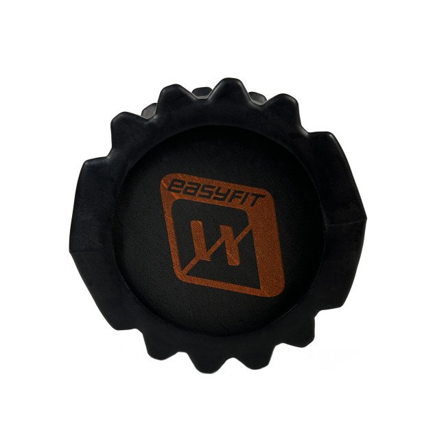 Масажний ролик EasyFit Solid Roller v.1.1s 33 см чорний