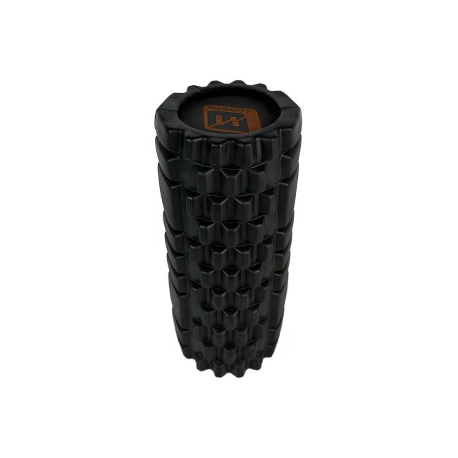 Масажний ролик EasyFit Solid Roller v.1.1s 33 см чорний