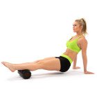 Масажний ролик EasyFit Solid Roller v.1.1s 33 см чорний