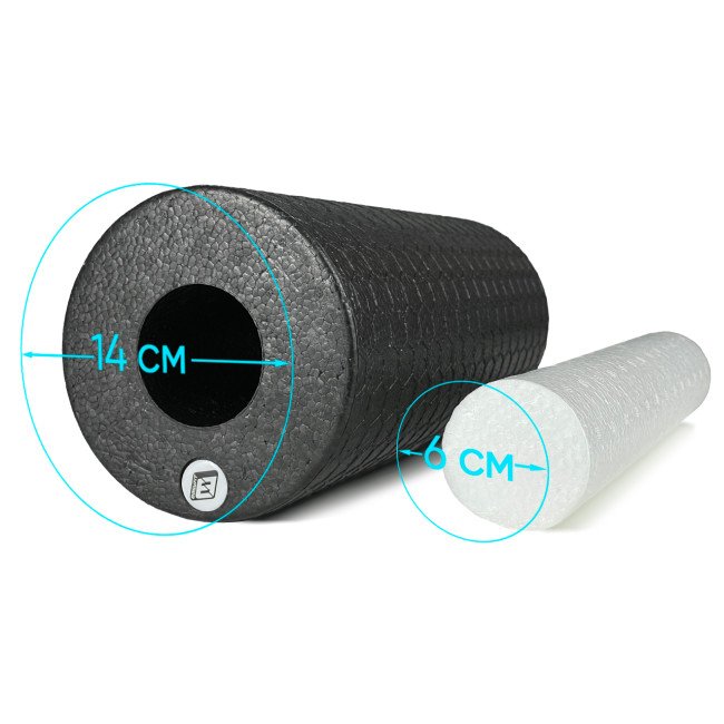 Масажний ролик EasyFit LightWeight 33х14 см з масажером для стоп 33х5 см