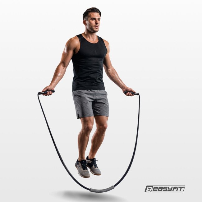 Швидкісна скакалка для боксу 2 в 1 EasyFit CrossPower