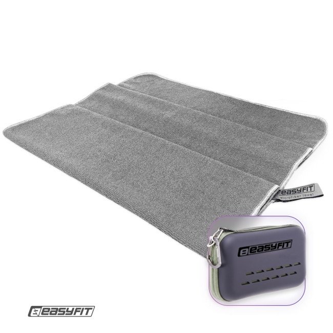 Спортивний рушник EasyFit RoyalWing 140х60 см з мікрофібри + кейс