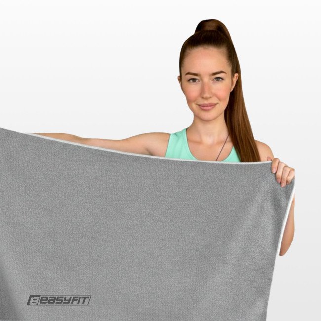 Спортивний рушник EasyFit RoyalWing 140х60 см з мікрофібри + кейс