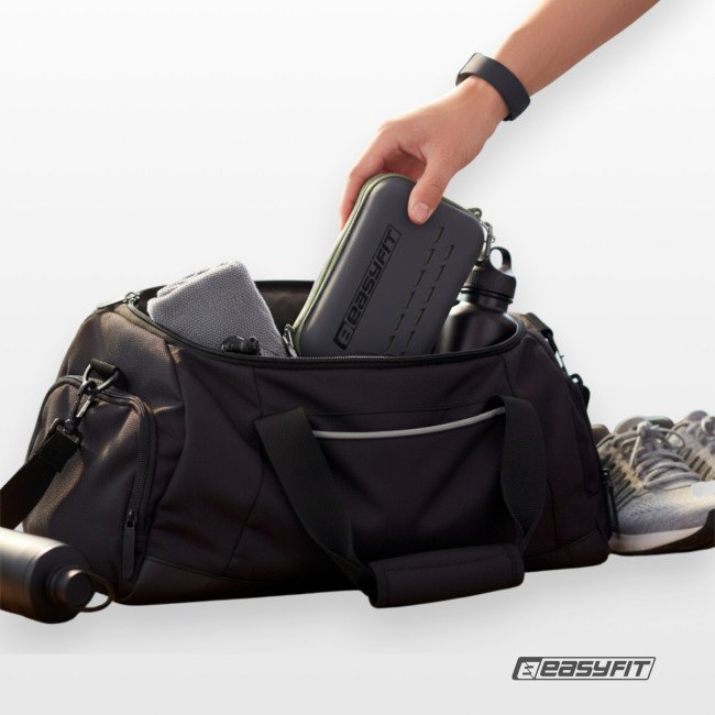 Спортивний рушник EasyFit RoyalWing 90х50 см з мікрофібри + кейс