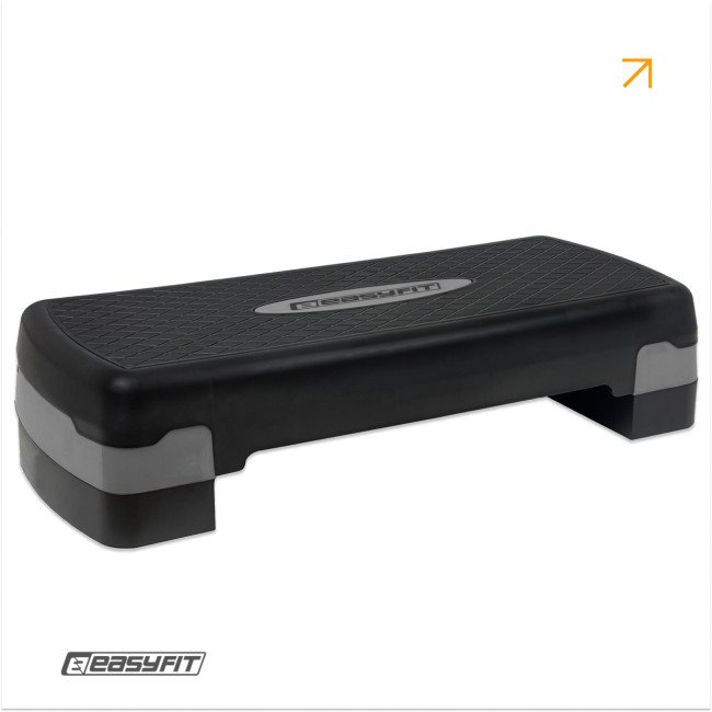 Степ-платформа EasyFit Step-B 2-ступінчаста сіра