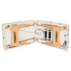 Масажний стіл EasyFit ZenRest кушетка складна Бежевий з чохлом