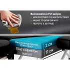 Масажний стіл EasyFit ZenRest-2 кушетка складна Чорна з чохлом