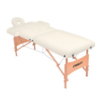 Масажний стіл EasyFit ZenRest кушетка складна Бежевий з чохлом