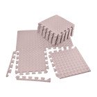 Татамі мат EasyFit 8 шт (30х30х1 см) хвіст ластівки бежевий