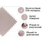 Татамі мат EasyFit SwallowTail 4 шт (60х60х1 см) пазл хвіст ластівки бежевий
