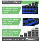 Обтяжувачі для ніг та рук EasyFit набірні чорно-сині 0,5-2,5 кг (пара)