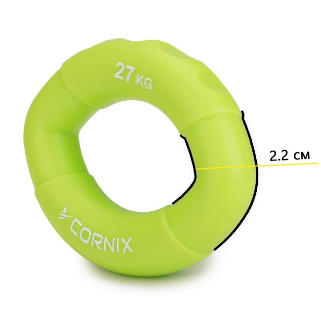 Еспандер кистьовий силіконовий Cornix 27 кг XR-0075