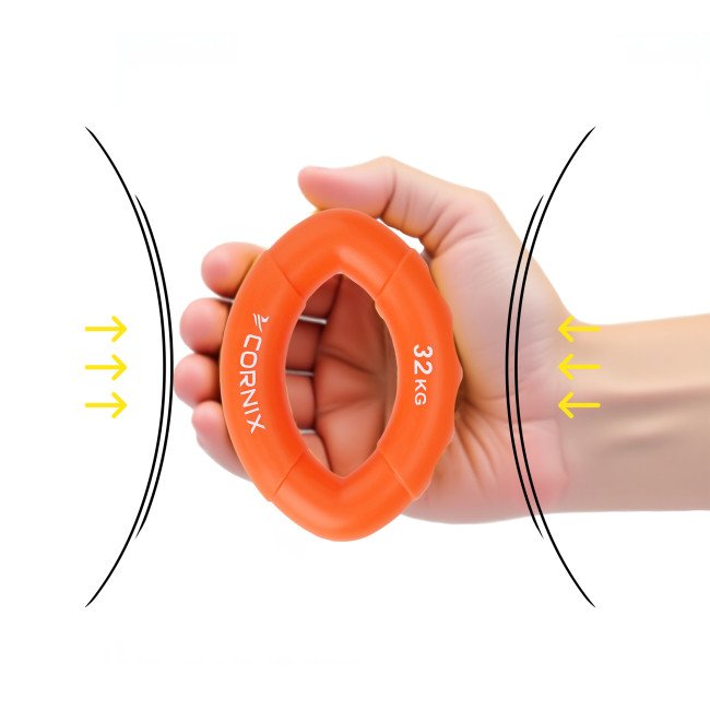 Еспандер кистьовий силіконовий Cornix 32 кг XR-0076