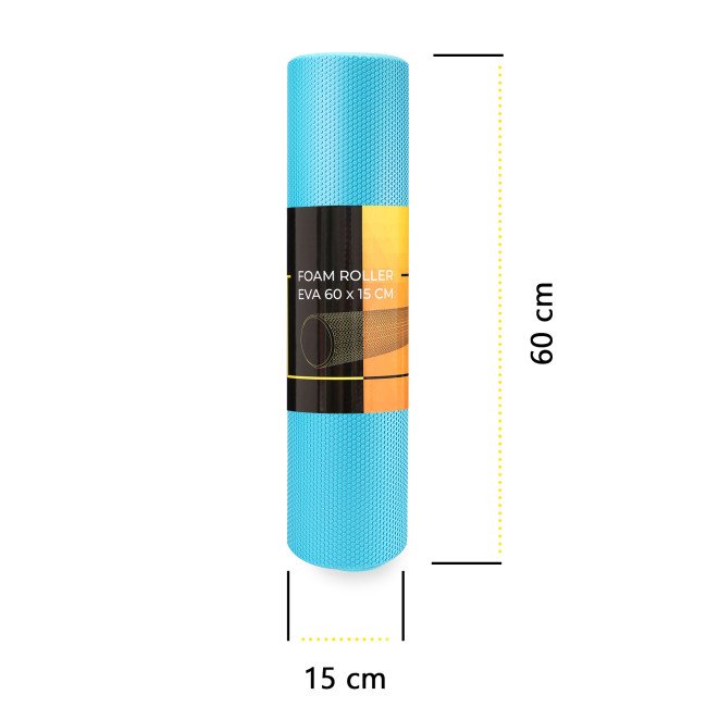 Масажний ролик Cornix EVA+ 60 x 15 см (валик, роллер) XR-0311 Blue