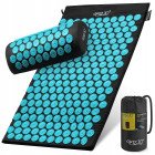 Килимок акупунктурний з валиком 4FIZJO Classic Mat Аплікатор Кузнєцова Black/Blue (P-5905973402385)