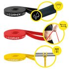Еспандер-петля Cornix Power Band 2-30 кг (резина для фітнесу та спорту) набір 3 шт XR-0090