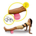 Масажний ролик Cornix EVA+ 45 x 15 см (валик, роллер) XR-0303 Pink
