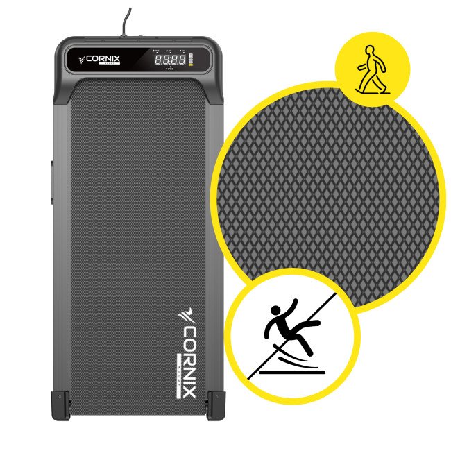Бігова доріжка для ходьби Cornix Lexi Walking Pad з функцією вібрації Black
