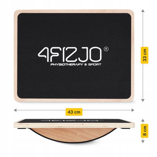 Балансувальна платформа 4FIZJO дерев'яна (P-5907739316851)
