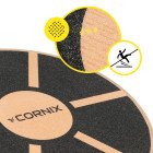 Балансувальна платформа Cornix кругла, дерев'яна XR-0502