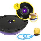 Балансувальна платформа (півсфера) Cornix Bosu Ball 58 см з еспандерами XR-0454 Violet