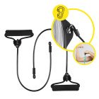 Балансувальна платформа (півсфера) Cornix Bosu Ball 58 см з еспандерами XR-0455 Grey