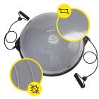 Балансувальна платформа (півсфера) Cornix Bosu Ball 58 см з еспандерами XR-0455 Grey