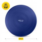 Балансувальна подушка-диск 4FIZJO MED+ 33 см сенсомоторна, масажна Blue (P-5907739312655)