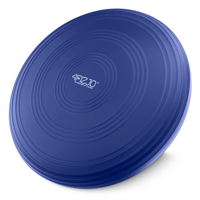 Балансувальна подушка-диск 4FIZJO MED+ 33 см сенсомоторна, масажна Blue (P-5907739312655)