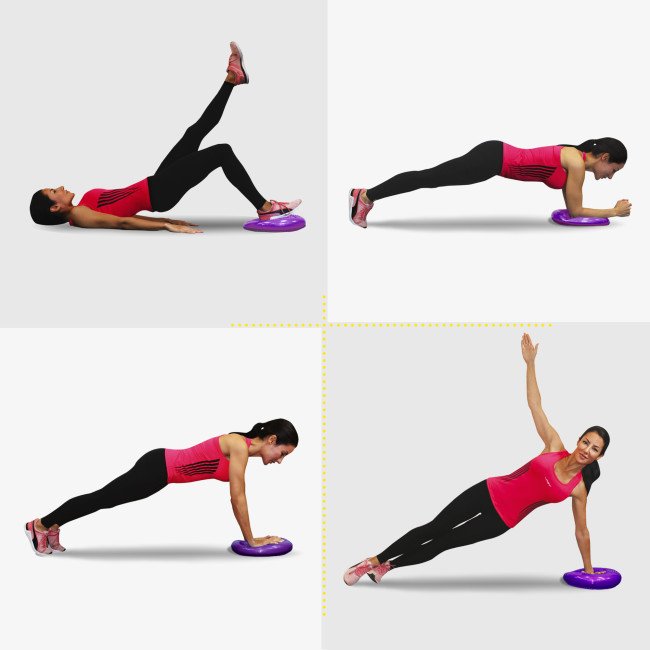 Балансувальна подушка-диск Cornix 33 см (сенсомоторна) масажна XR-0056 Violet