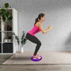 Балансувальна подушка-диск Cornix 33 см (сенсомоторна) масажна XR-0056 Violet