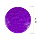 Балансувальна подушка-диск Cornix 33 см (сенсомоторна) масажна XR-0056 Violet