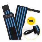 Бинти для зап'ясть (кистьові бинти) 4FIZJO Wrist Wraps Black/Blue (P-5907739317445)